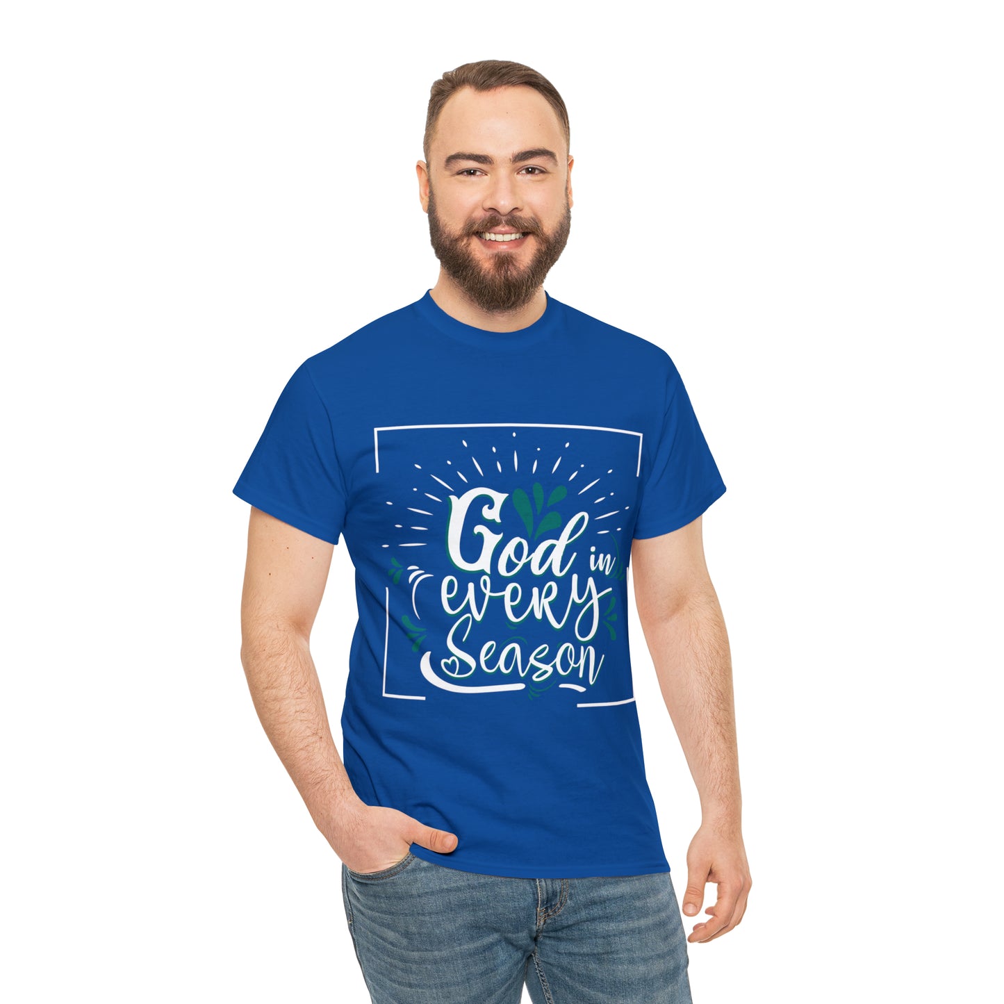 God In Every Season Unisex Heavy Cotton Tee