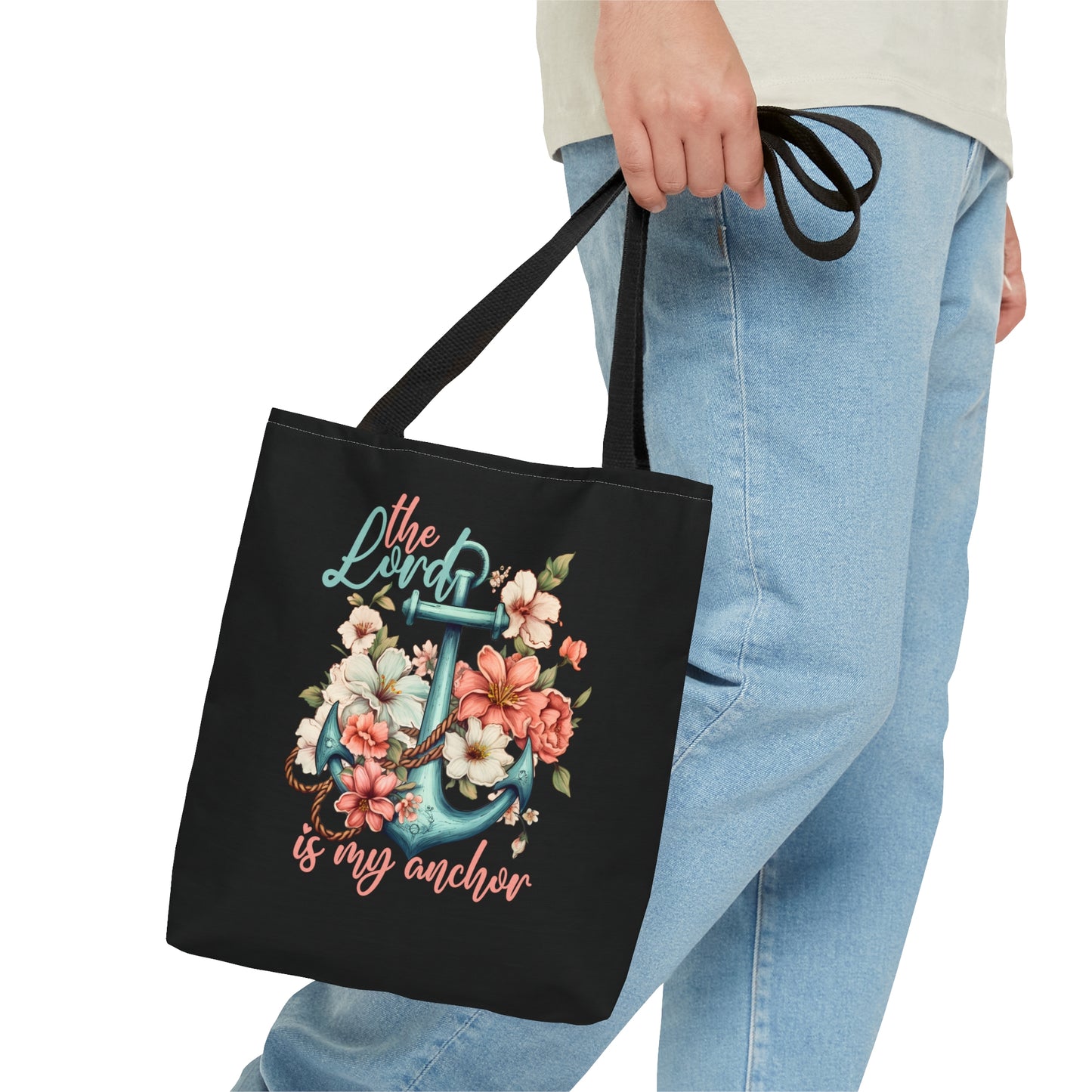 The Lord Is My Anchor Christian Tote Bag