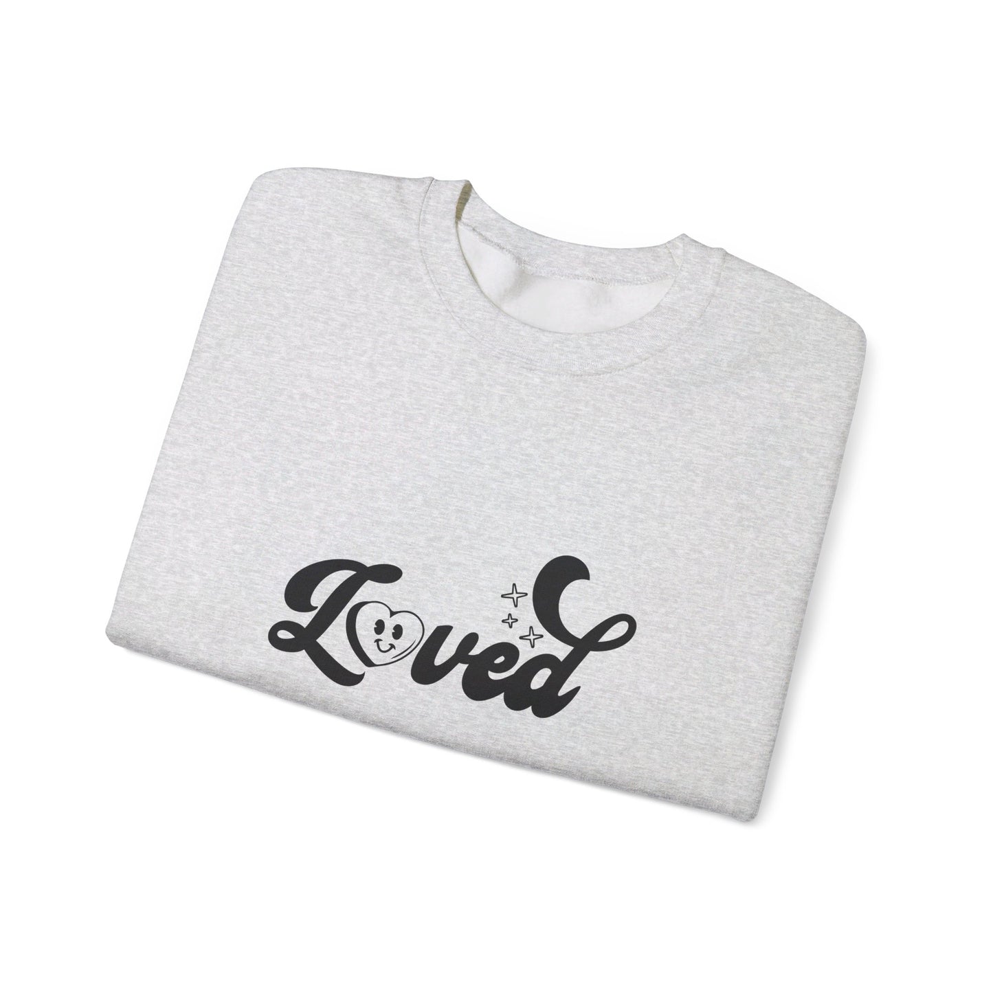 Romans 5:8 You Are Loved More Than You Will Ever Know Unisex Heavy Blend™ Crewneck Christian Sweatshirt