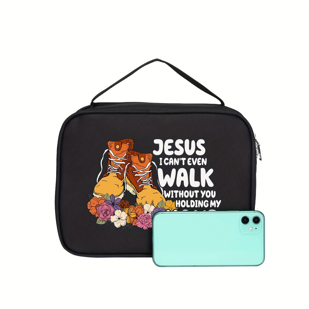 Jesus I Can't Walk Without You Holding My Hand Christian Bible Cover claimedbygoddesigns