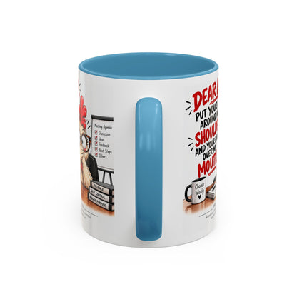Christian Coffee Mug — "Dear Lord, Put Your Arm Around My Shoulder" Inspirational Ceramic Mug