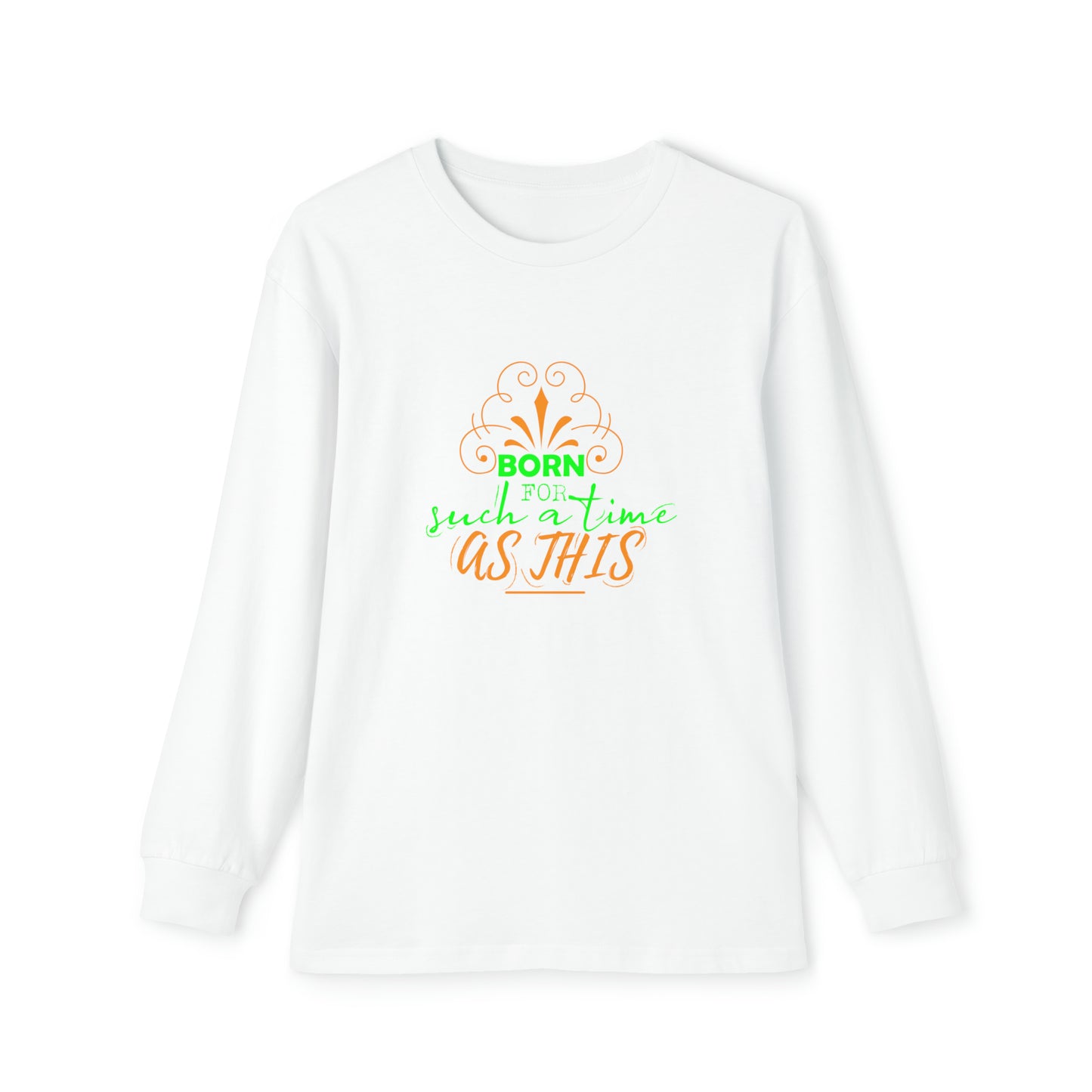Born For Such A Time As This Youth Christian Long Sleeve Pajama Set Printify