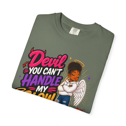 Devil You Can't Handle My Glow Up T-Shirt — Angel Girl Graphic Tee - ClaimedbyGodDesigns