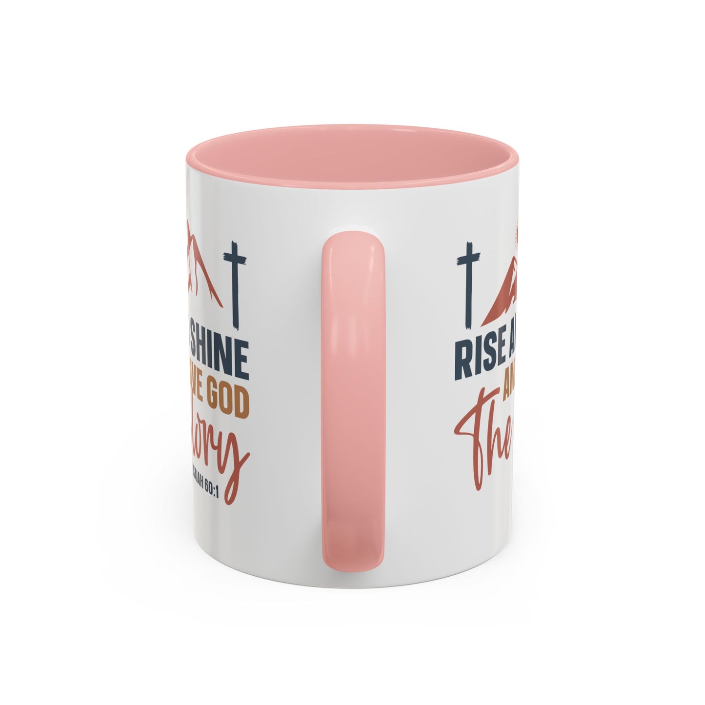 Christian Ceramic Mug - Give Him The Glory Accent Coffee Mug (11, 15oz)