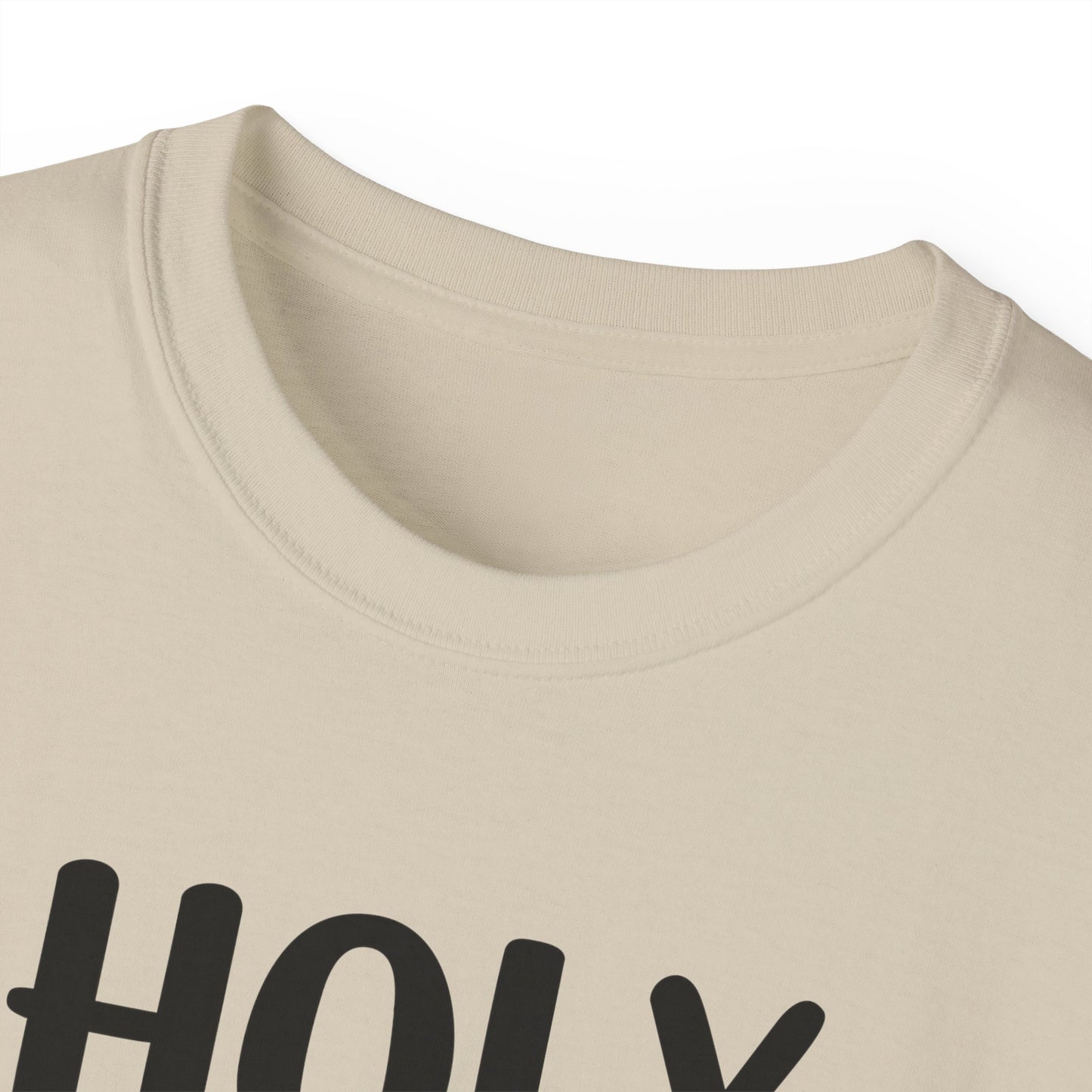 Holy With A Hint Of Hood She Is Strong Unisex Christian Ultra Cotton Tee Printify