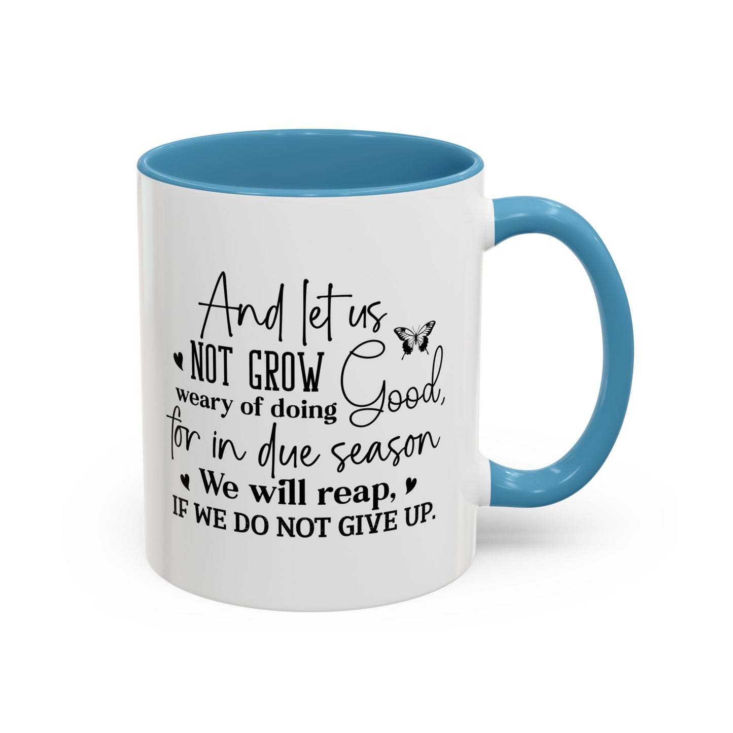 Christian Ceramic Mug - Due Season Accent Coffee Mug (11, 15oz)