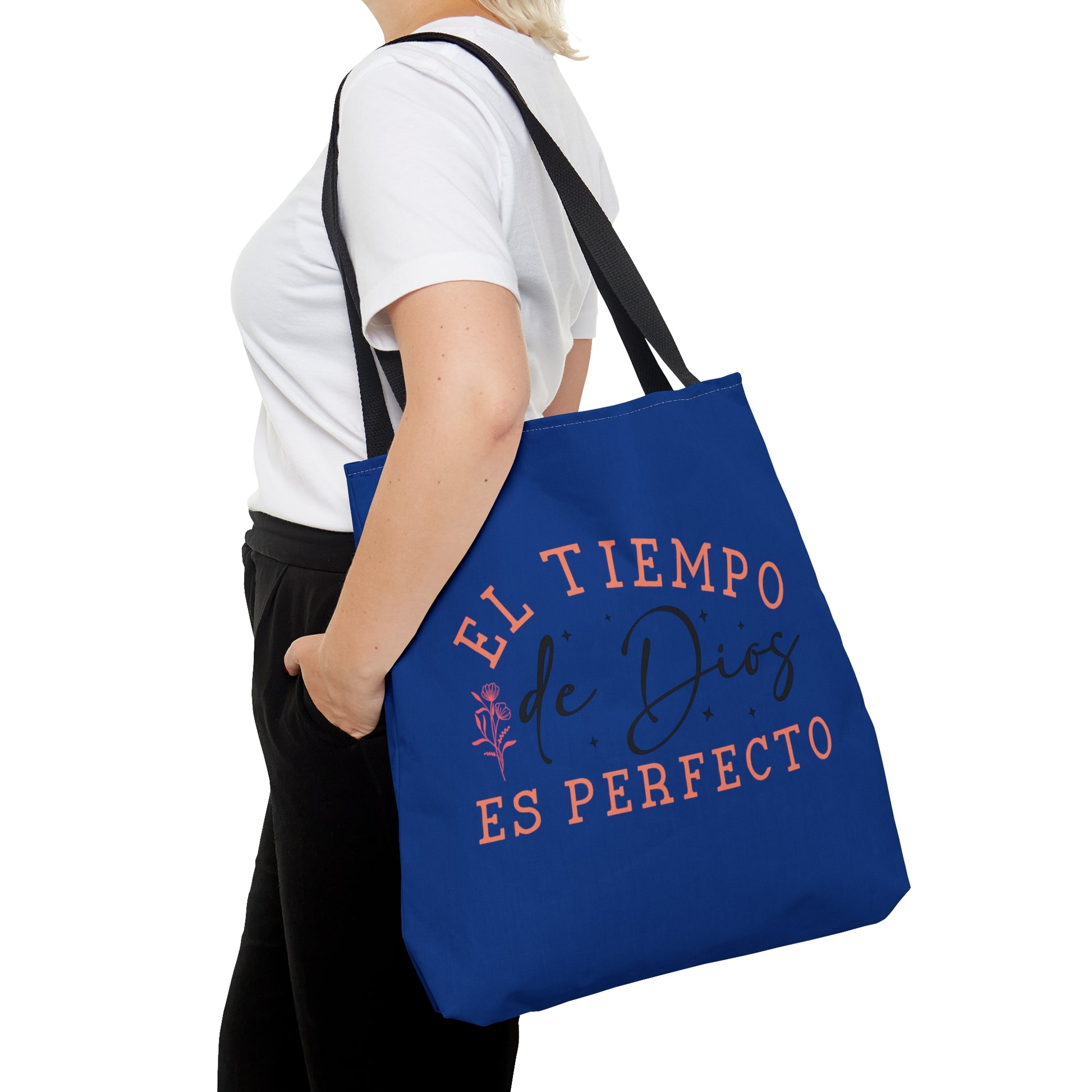 EL TIEMPO DE DIOS ES PERFECTO Christian SPANISH Tote Bag Printify