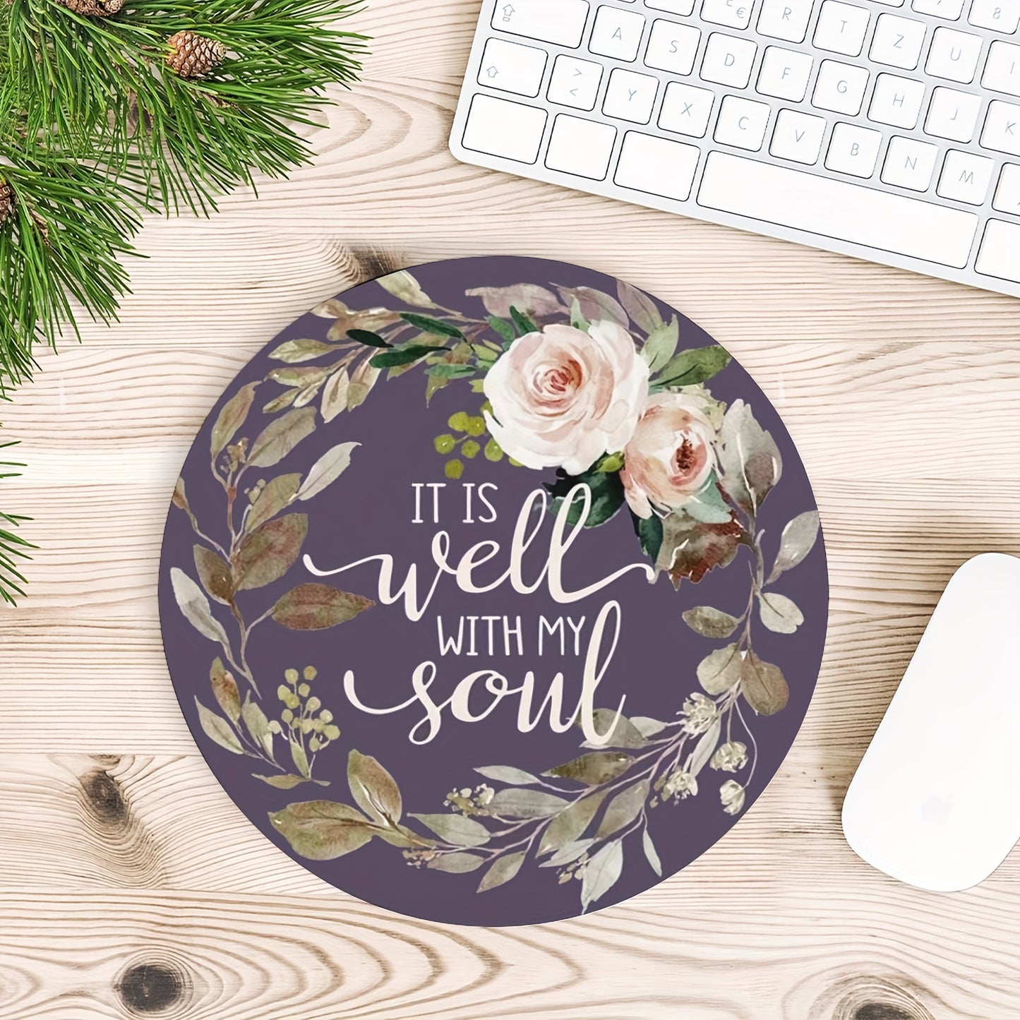 1pc It Is Well With My Soul Christian Computer Mouse Pad claimedbygoddesigns