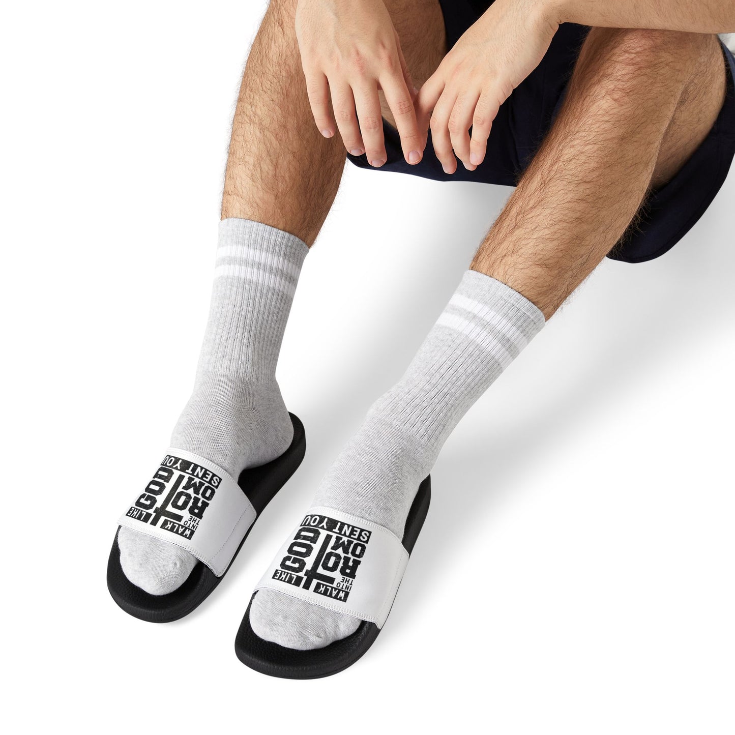 Men's Removable-Strap Sandals for Stylish Comfort, Trendy Slides, Summer Footwear, Casual Chillin', Perfect for Vacations, Gift Idea