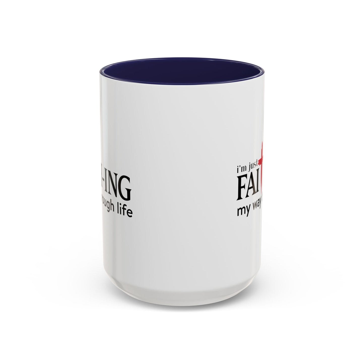 Faith-Inspired Coffee Accent Mug - Motivational Drinkware for Daily Inspiration
