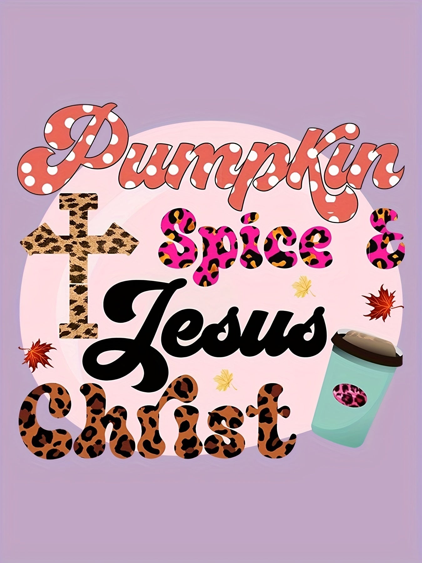 Pumpkin Spice & Jesus Christ (thanksgiving themed) Youth Christian Pullover Sweatshirt claimedbygoddesigns