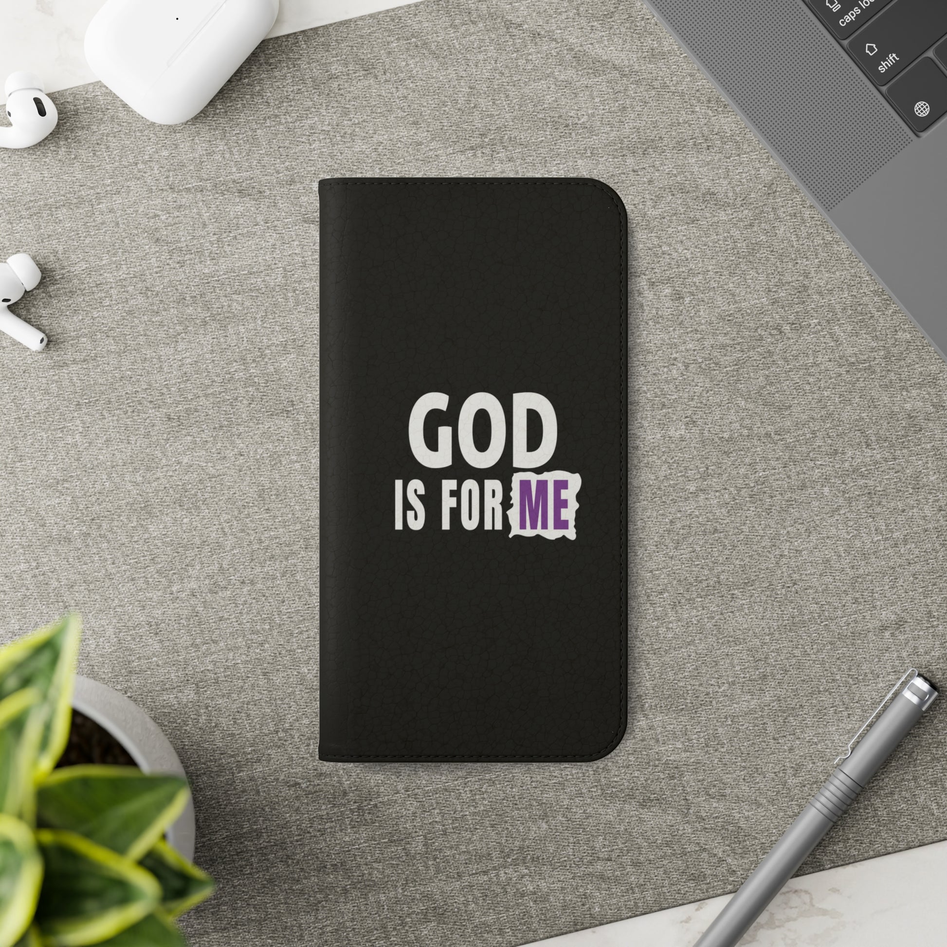 God Is For Me Christian Phone Flip Cases Printify