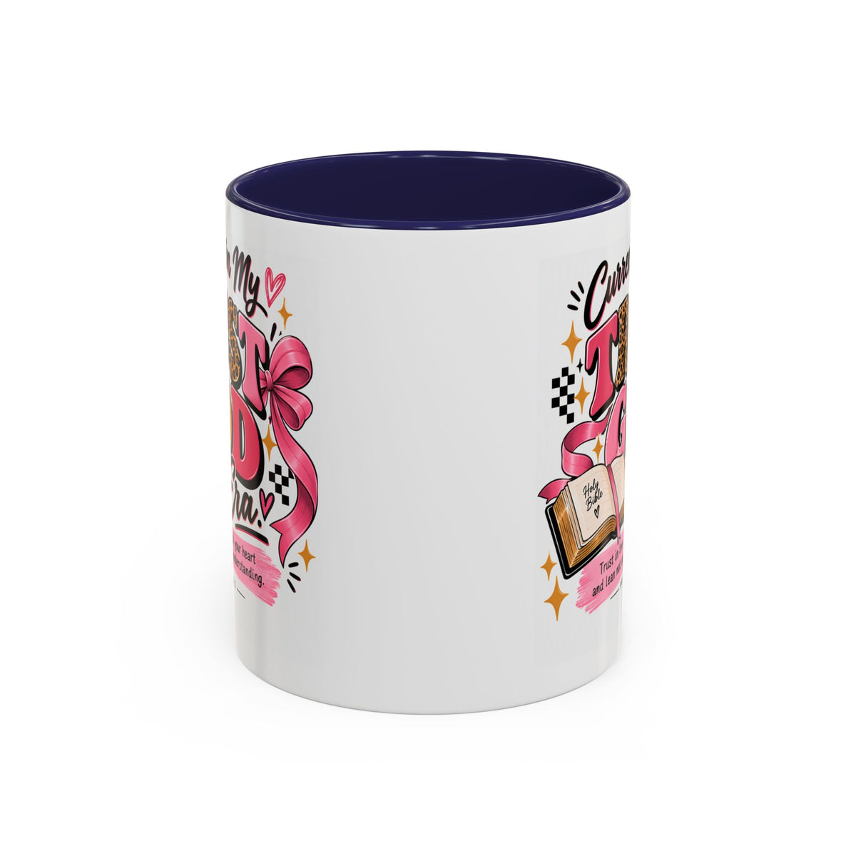 Currently in My Trust God Era Coffee Mug