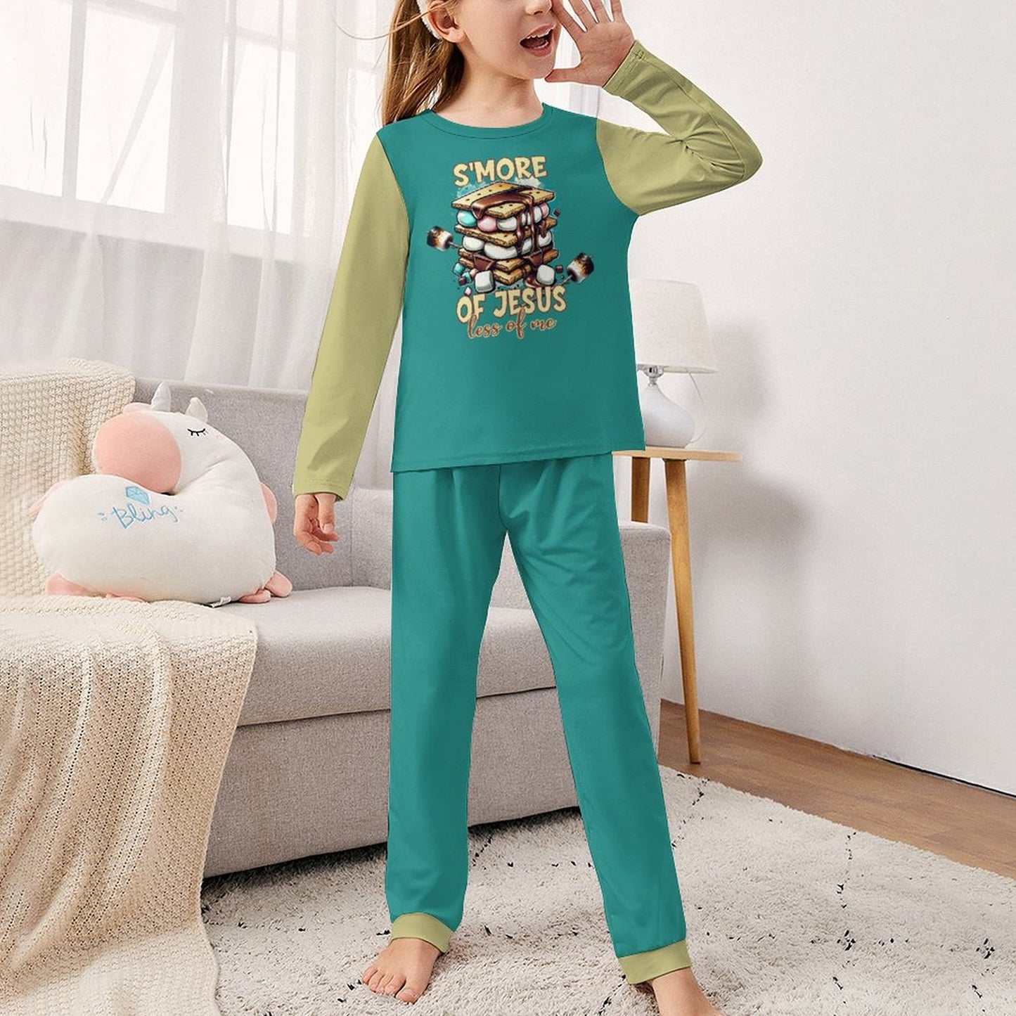 S'more of Jesus Less Of Me Toddler Christian Pajamas