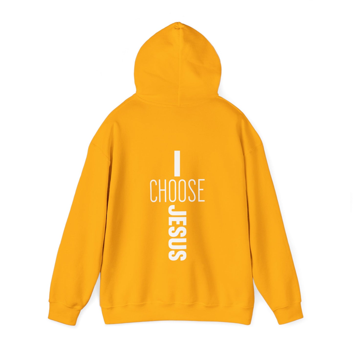 I Choose Jesus Unisex Christian Hooded Pullover Sweatshirt