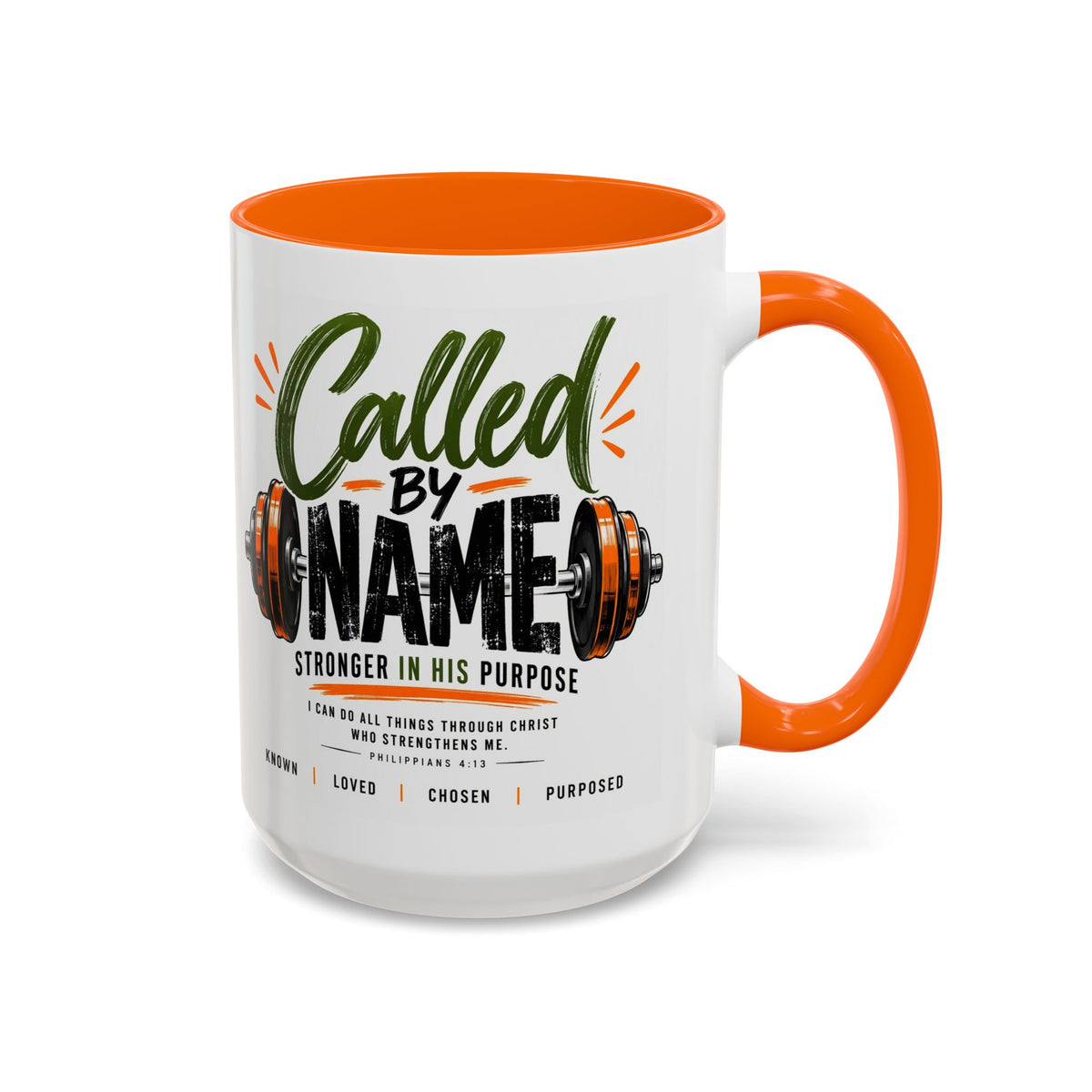 Called by Name Christian Coffee Mug – Stronger in His Purpose Inspirational Gift