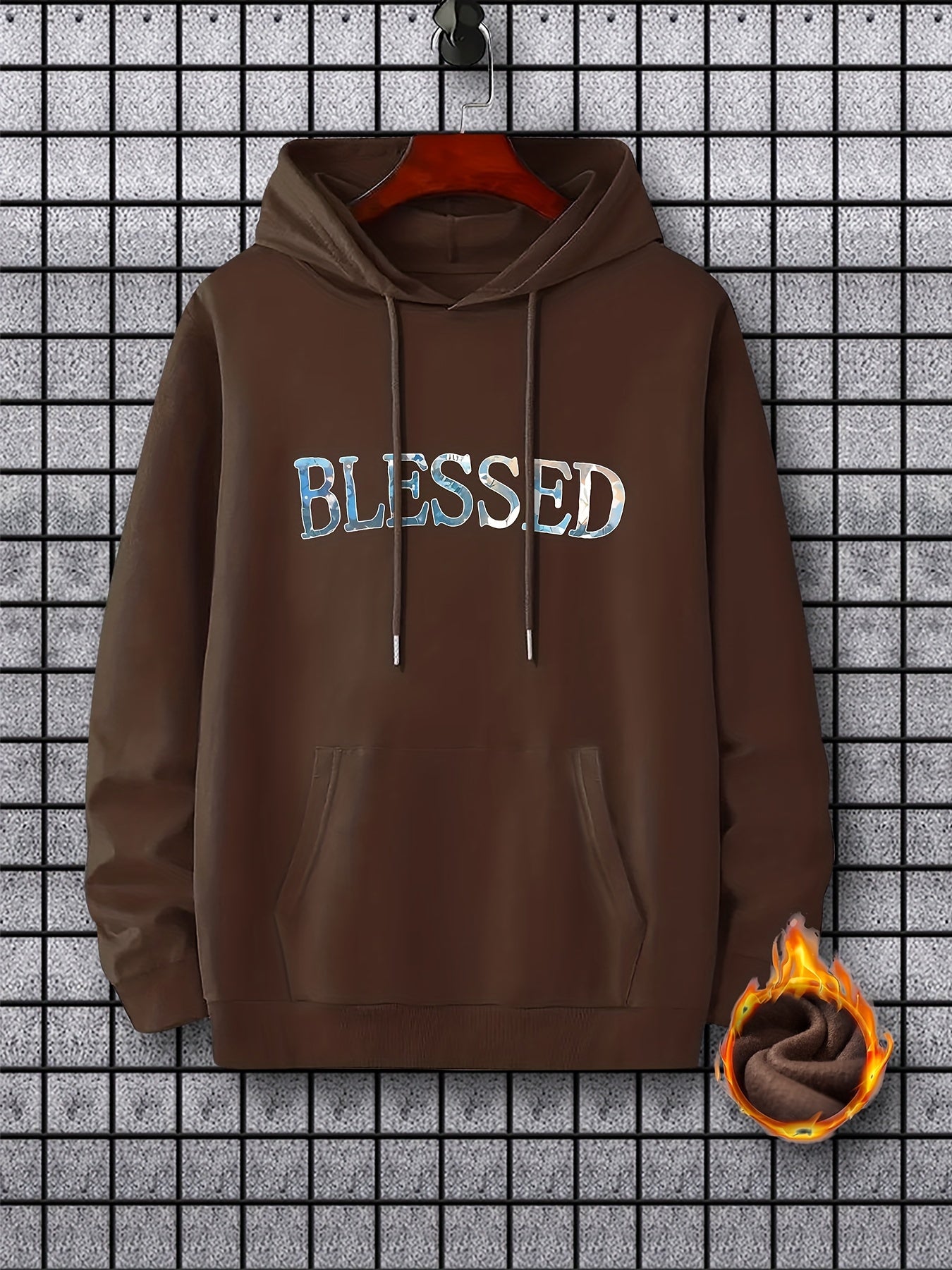 Blessed Men's Christian Pullover Hooded Sweatshirt claimedbygoddesigns