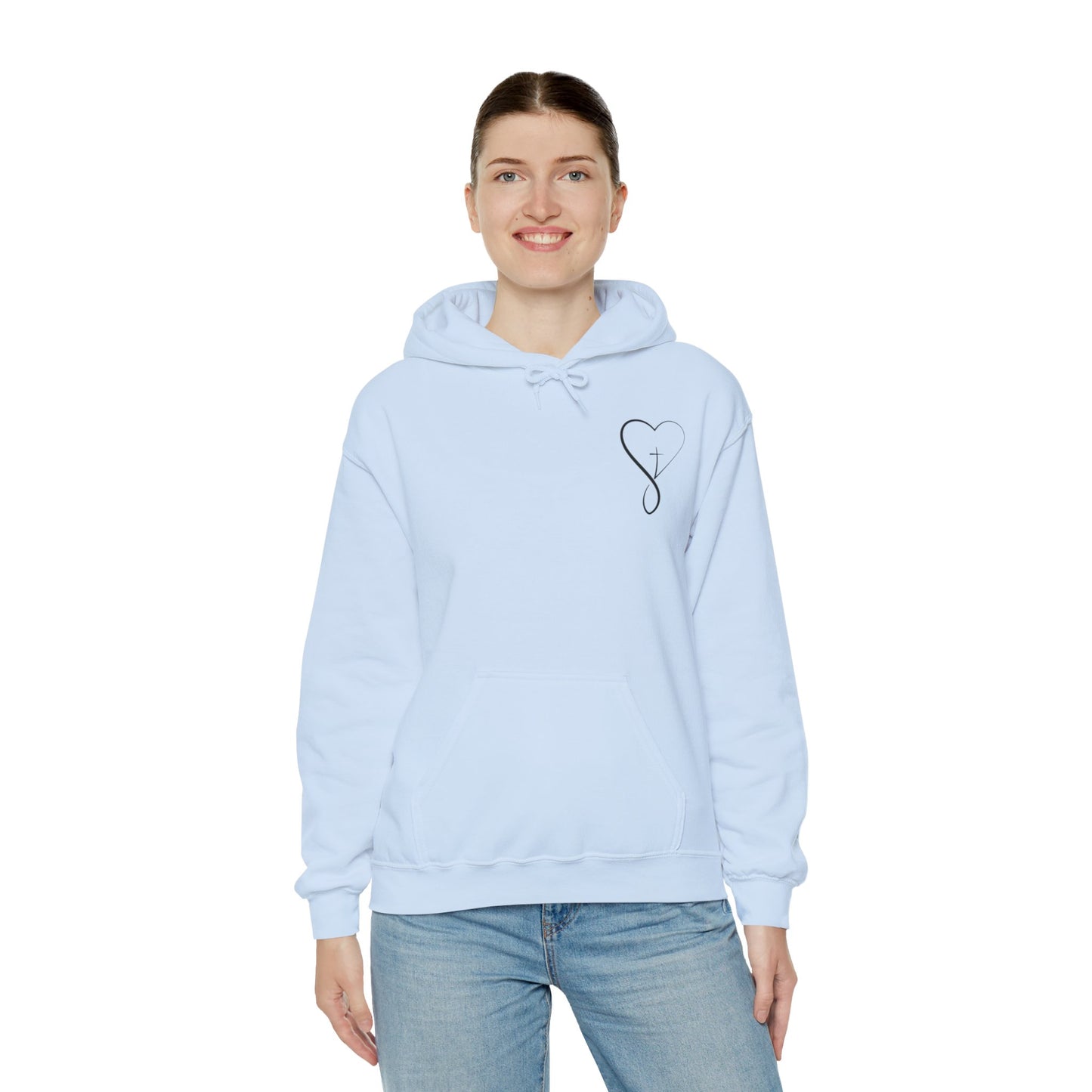 Chosen (angel wings) Women's Christian Hooded Pullover Sweatshirt