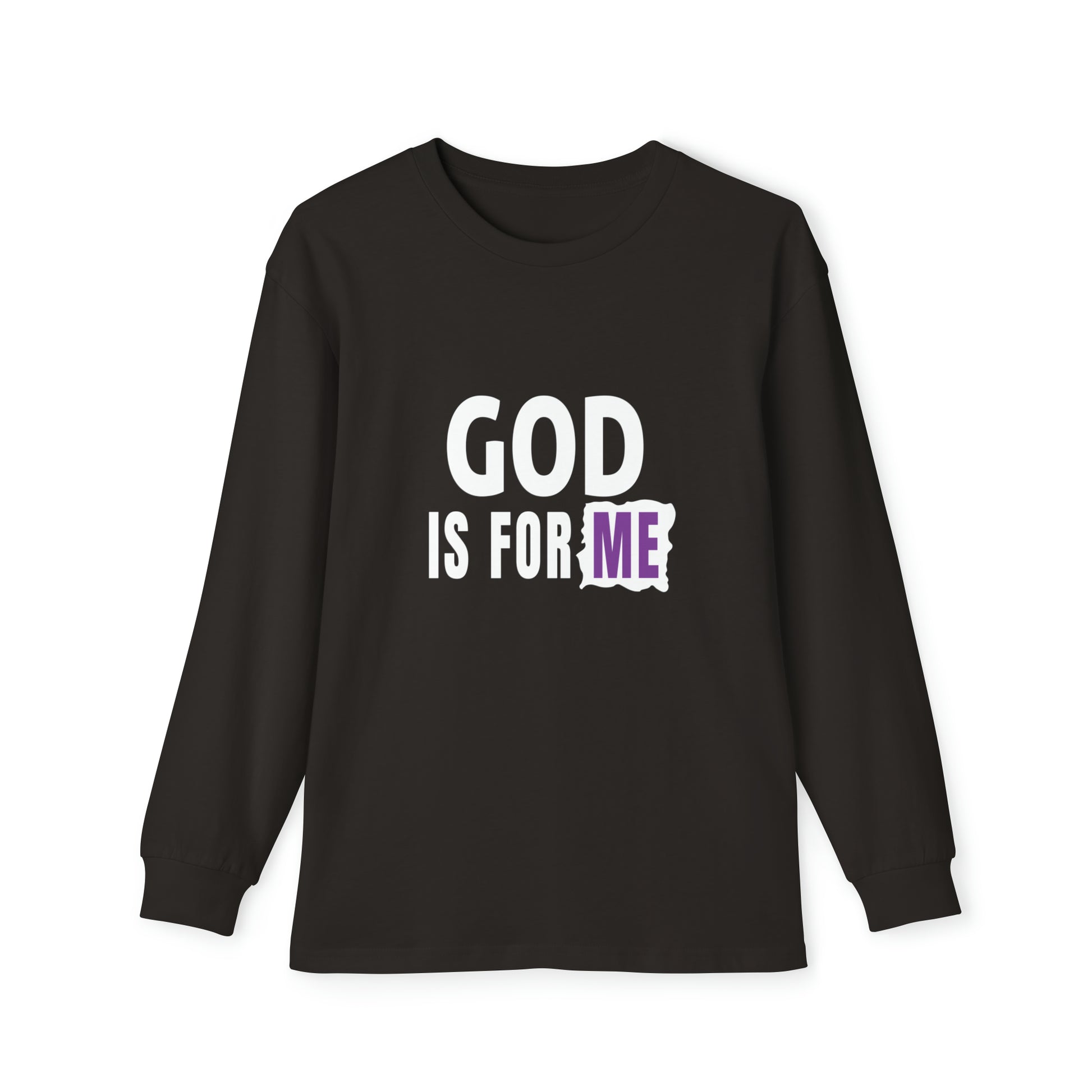 God Is For Me Youth Christian Long Sleeve Pajama Set Printify