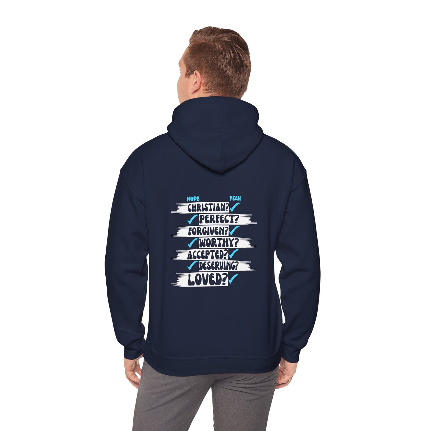 Child Of God Checklist Unisex Christian Hooded Pullover Sweatshirt