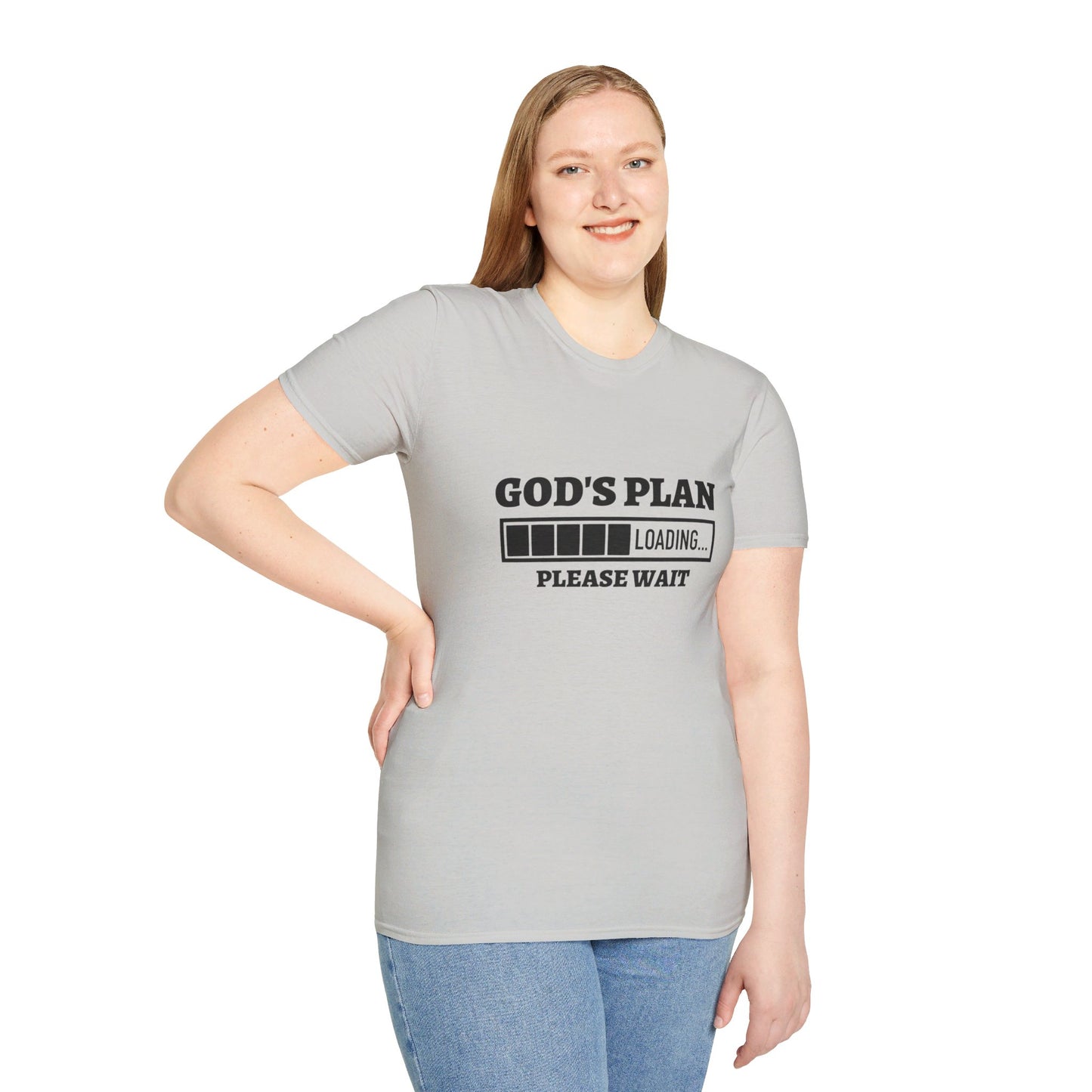 God's Plan Loading Unisex Christian T-shirt