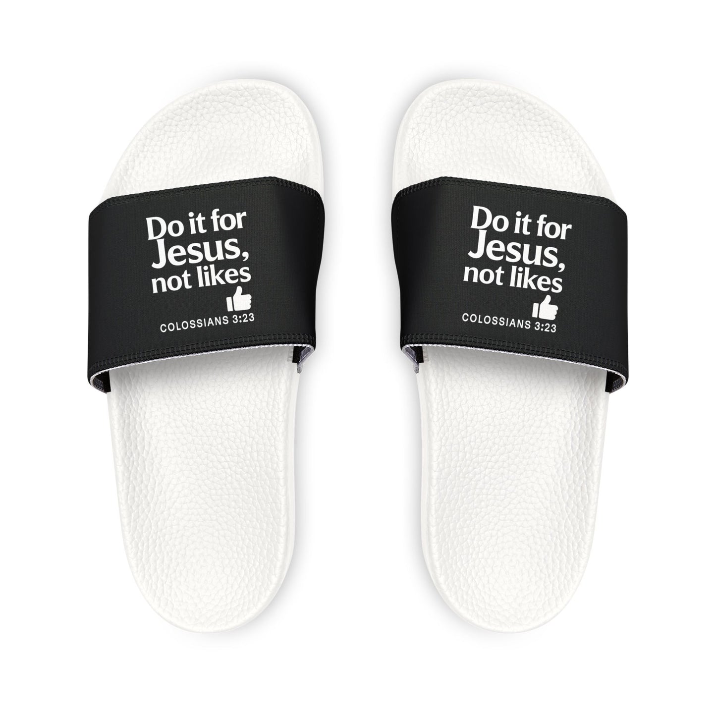 Inspirational Youth Sandals: Faith - Based Comfort for Summer, Do It for Him, Casual Footwear, Stylish Kids' Sandals, Perfect Gift for [...] - ClaimedbyGodDesigns