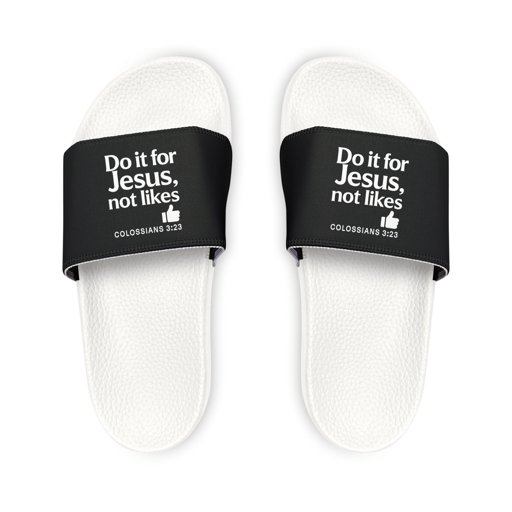 Inspirational Youth Sandals: Faith - Based Comfort for Summer, Do It for Him, Casual Footwear, Stylish Kids' Sandals, Perfect Gift for [...] - ClaimedbyGodDesigns