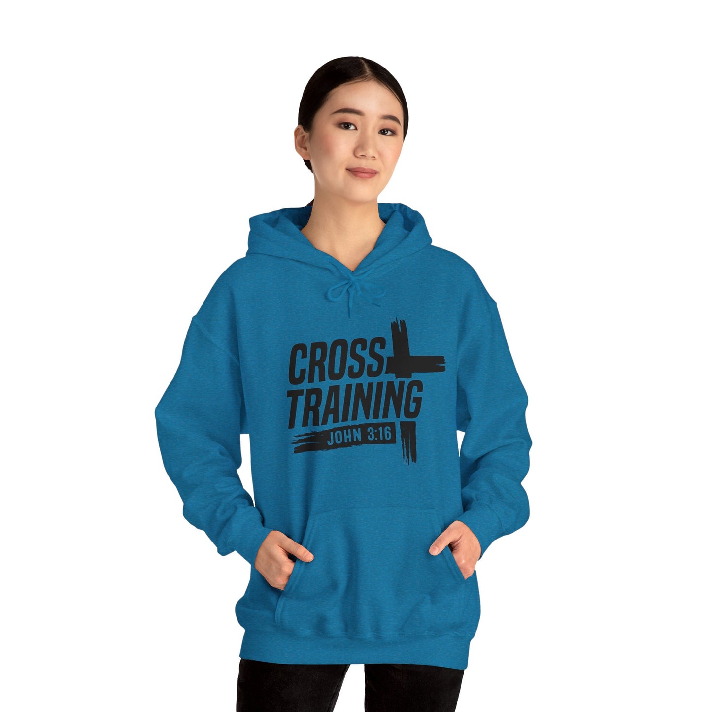 Cross Training Unisex Christian Hooded Pullover Sweatshirt