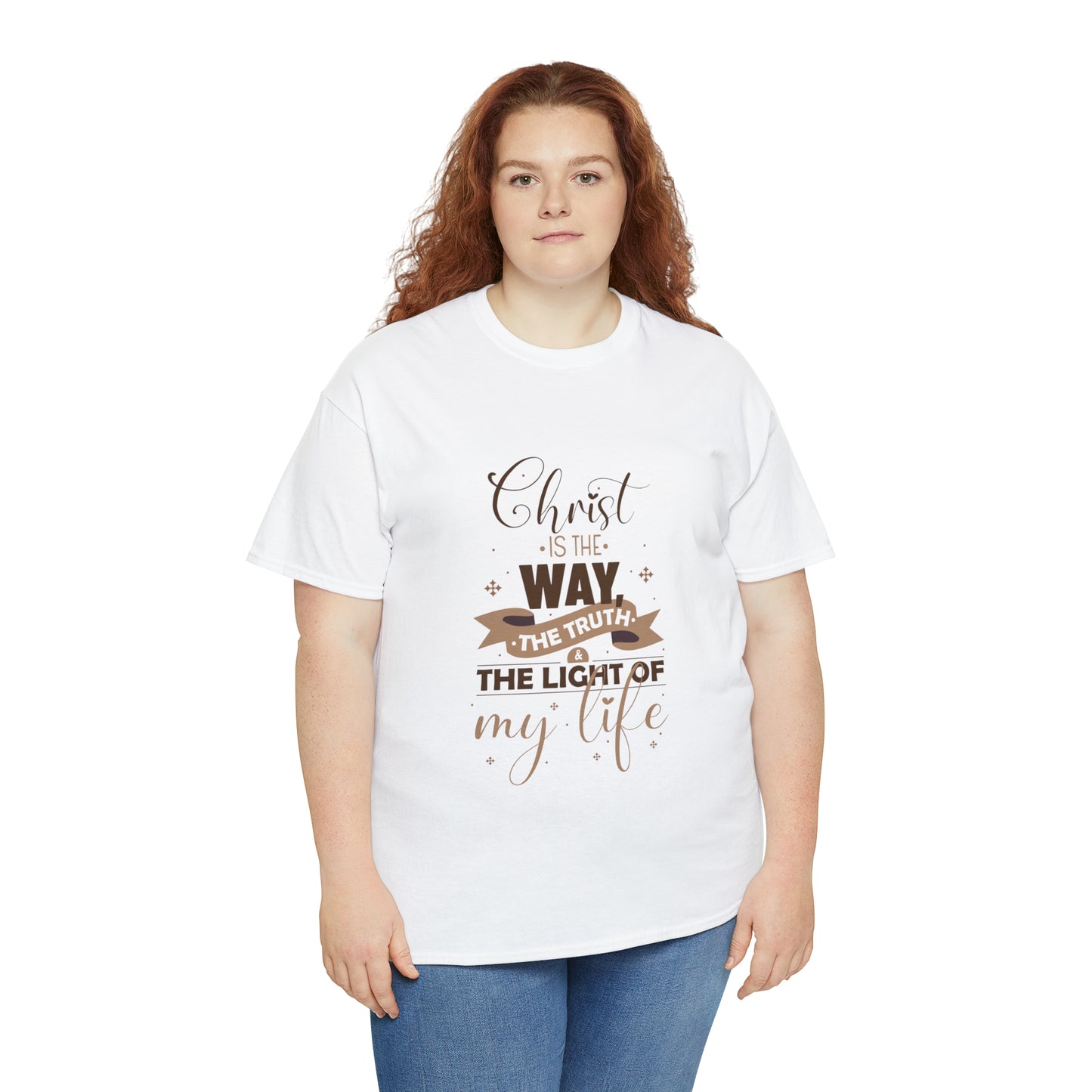 Christ Is The Way, The Truth, & The Light Of My Life  Unisex Heavy Cotton Tee