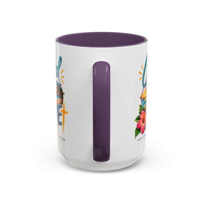 Called By Name Coffee Mug — Christian Inspirational Beach Design (11/15 oz)
