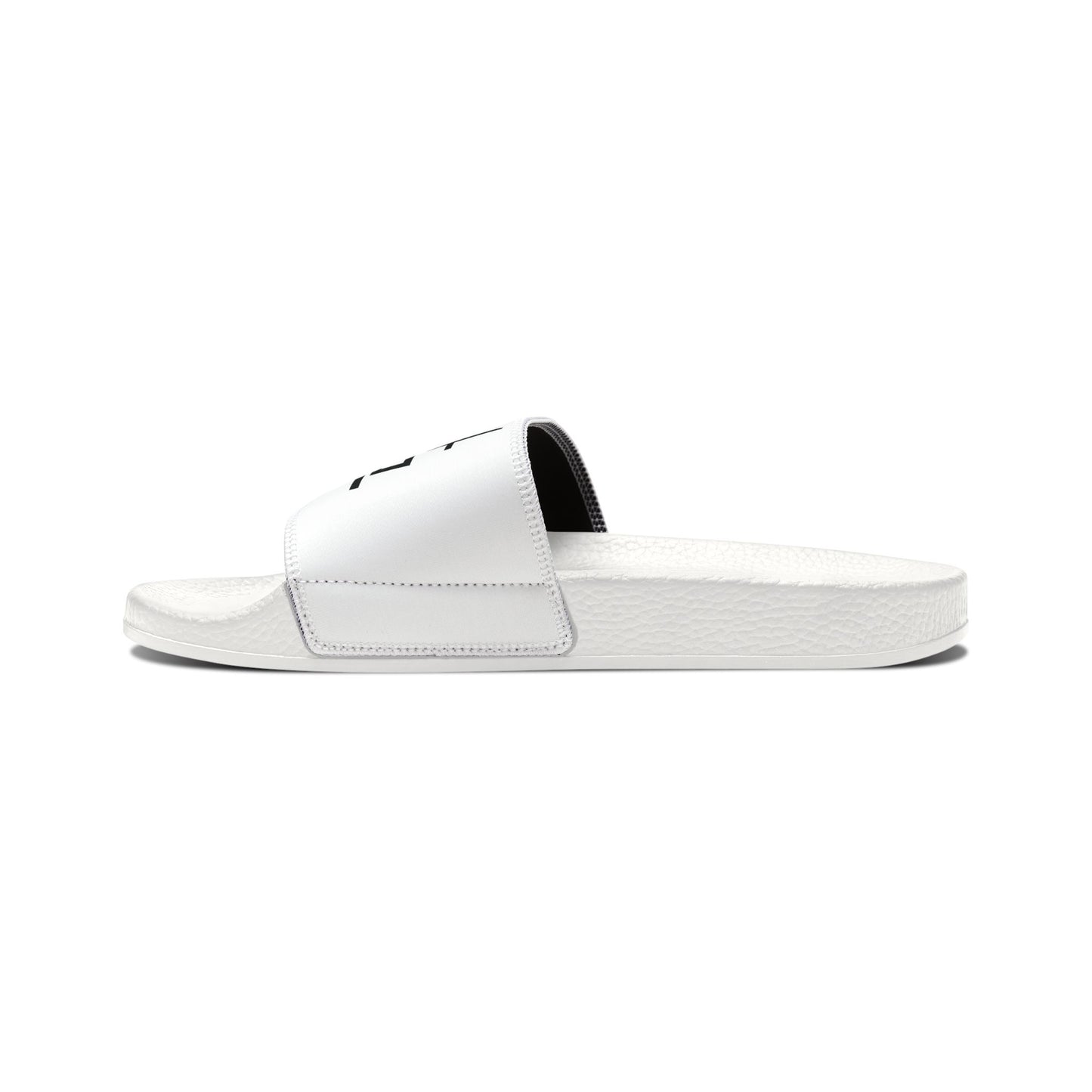 He Did It Women's Christian Slide Sandals — Christian Scripture 1 Corinthians 15:3 Pool Slides