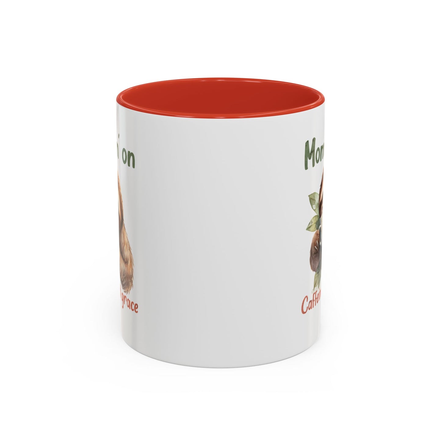 Sloth Mom Coffee Accent Mug - 'Mommin' on Caffeine and Grace' - Cute Gift for Christian Moms