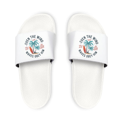 Youth Summer Sandals - Stylish Beach Footwear, Summer Fun, Vacation Essentials, Comfortable Casual Shoes, Gift for Kids - ClaimedbyGodDesigns