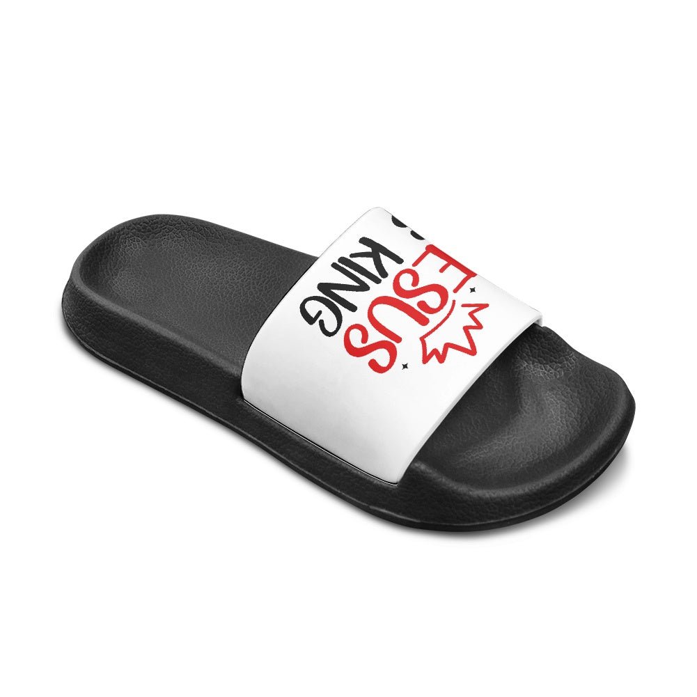 He Is King Christian Children's Sandals - ClaimedbyGodDesigns