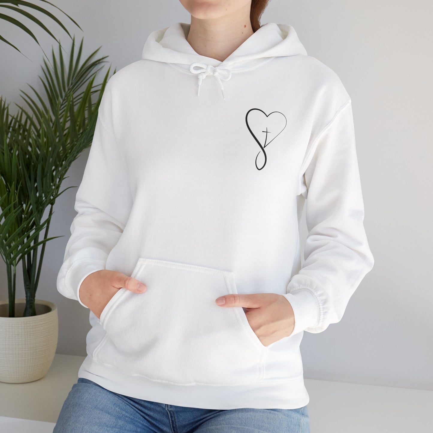 Chosen (angel wings) Women's Christian Hooded Pullover Sweatshirt