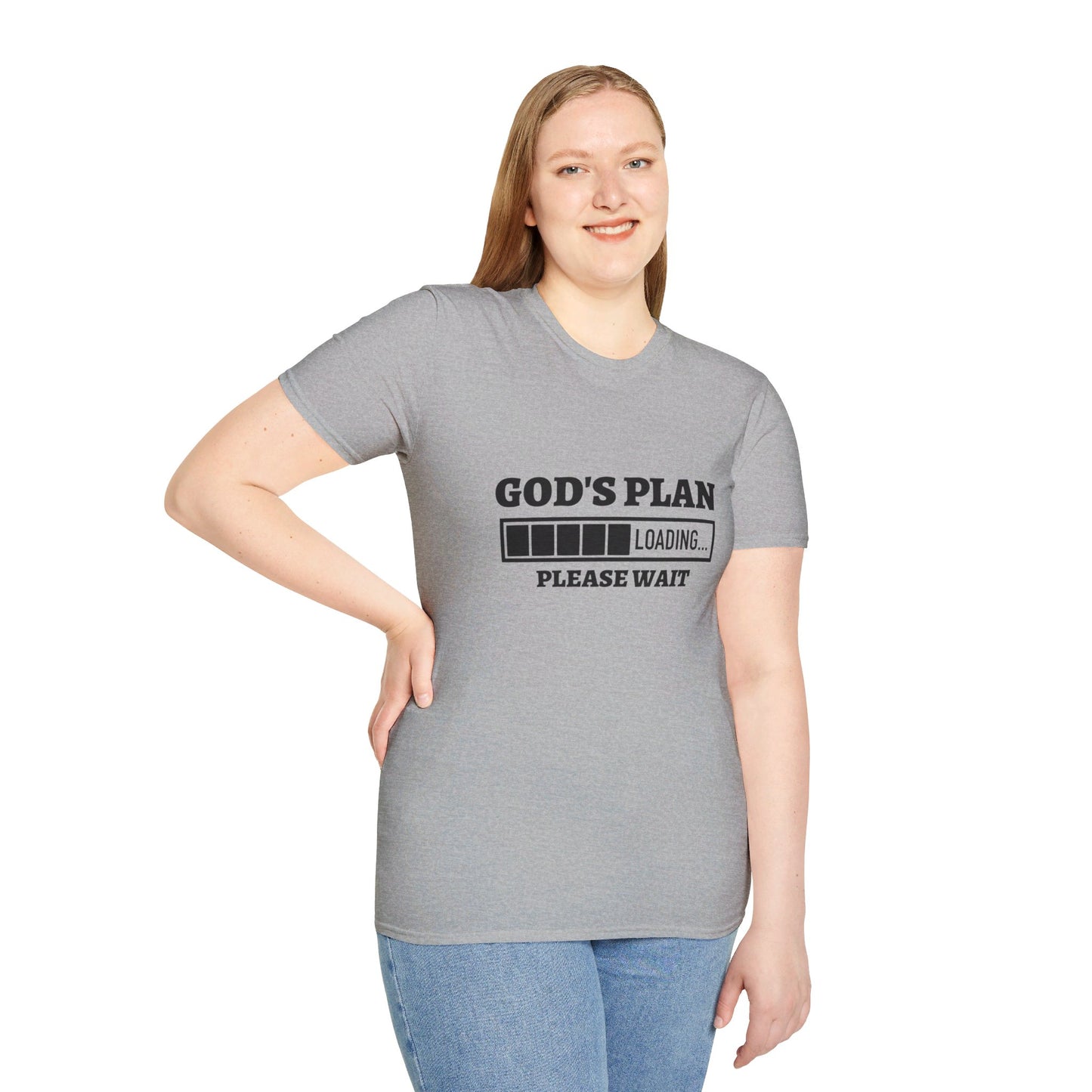 God's Plan Loading Unisex Christian T-shirt