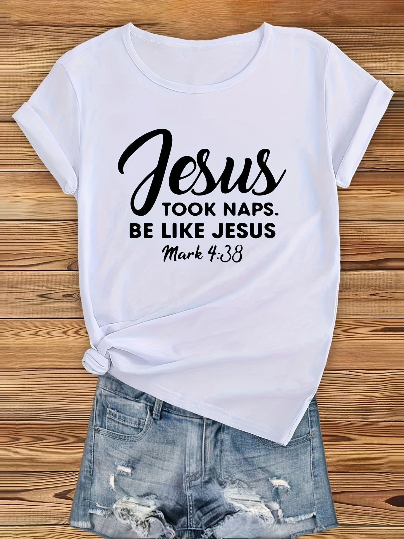 Jesus Took Naps Be Like Jesus Women's Christian T-shirt claimedbygoddesigns