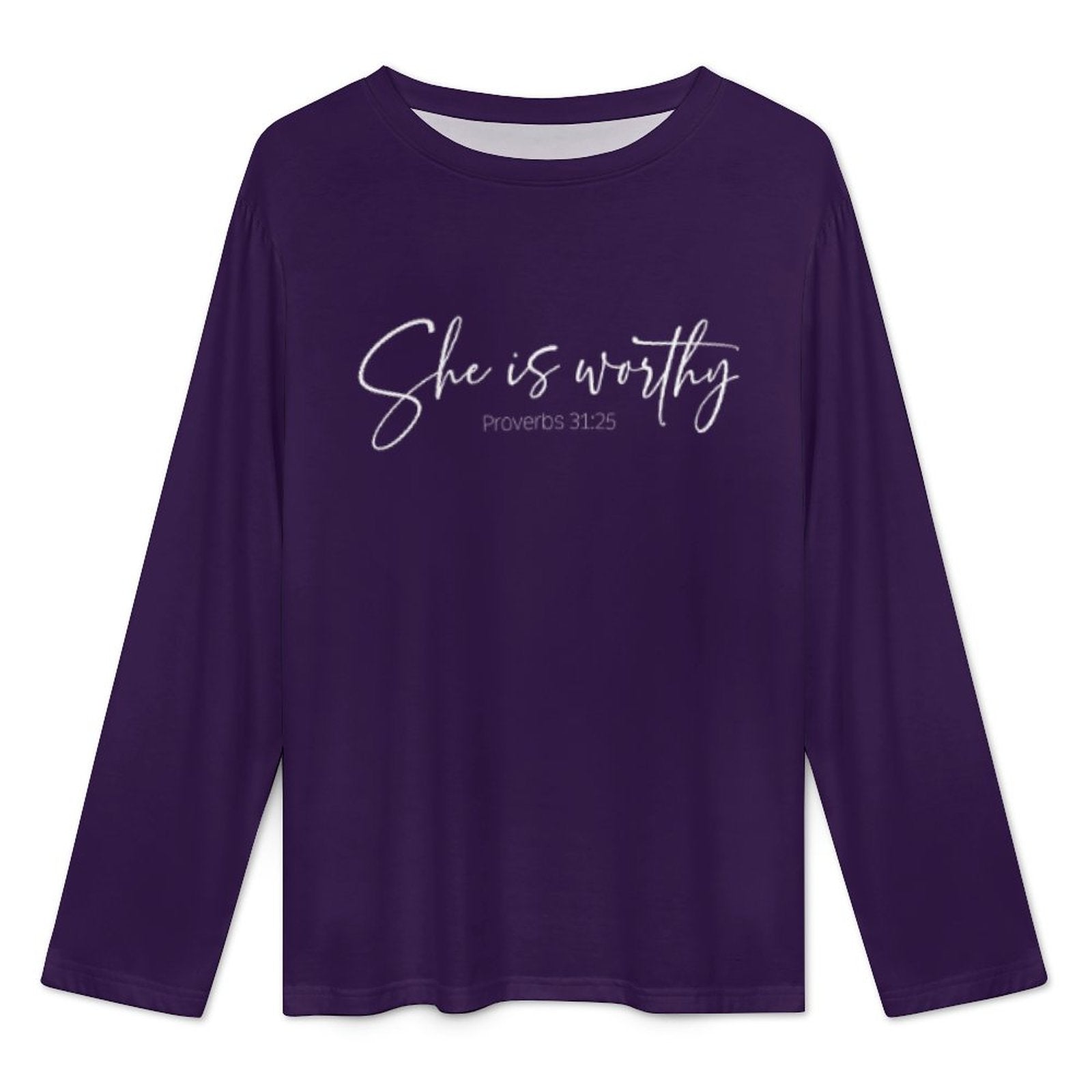 She Is Worthy Women's Christian Pajamas - ClaimedbyGodDesigns