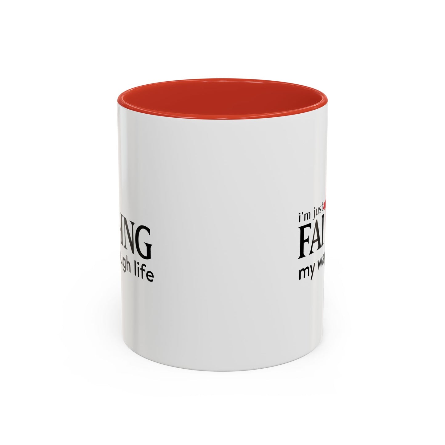 Faith-Inspired Coffee Accent Mug - Motivational Drinkware for Daily Inspiration