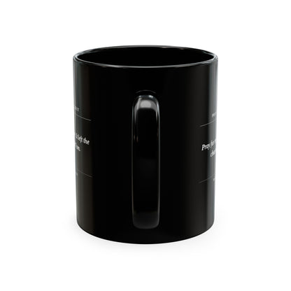 Prayer Request Ceramic Mug — 'Pray for My Peace' Inspirational Religious Coffee Cup