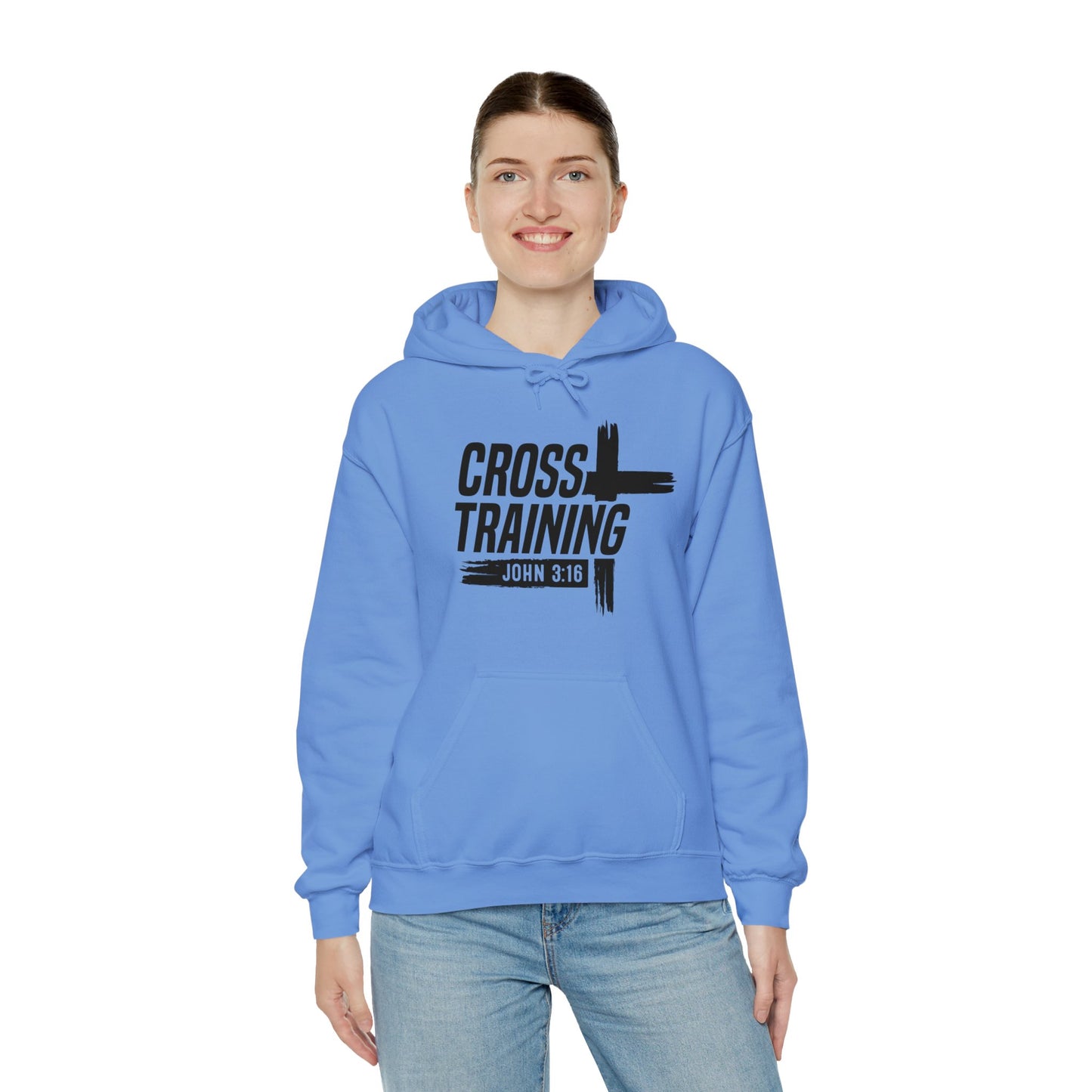 Cross Training Unisex Christian Hooded Pullover Sweatshirt