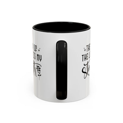 Inspirational Accent Coffee Mug - The Joy of the Lord is My Strength - Perfect for Faith Lovers