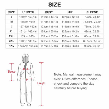 All Things Are Possible Men's Christian Flannel Zip up Jumpsuit Pajama Jumpsuit