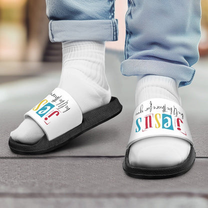 He'll Be There For You Christian Children's Sandals - ClaimedbyGodDesigns