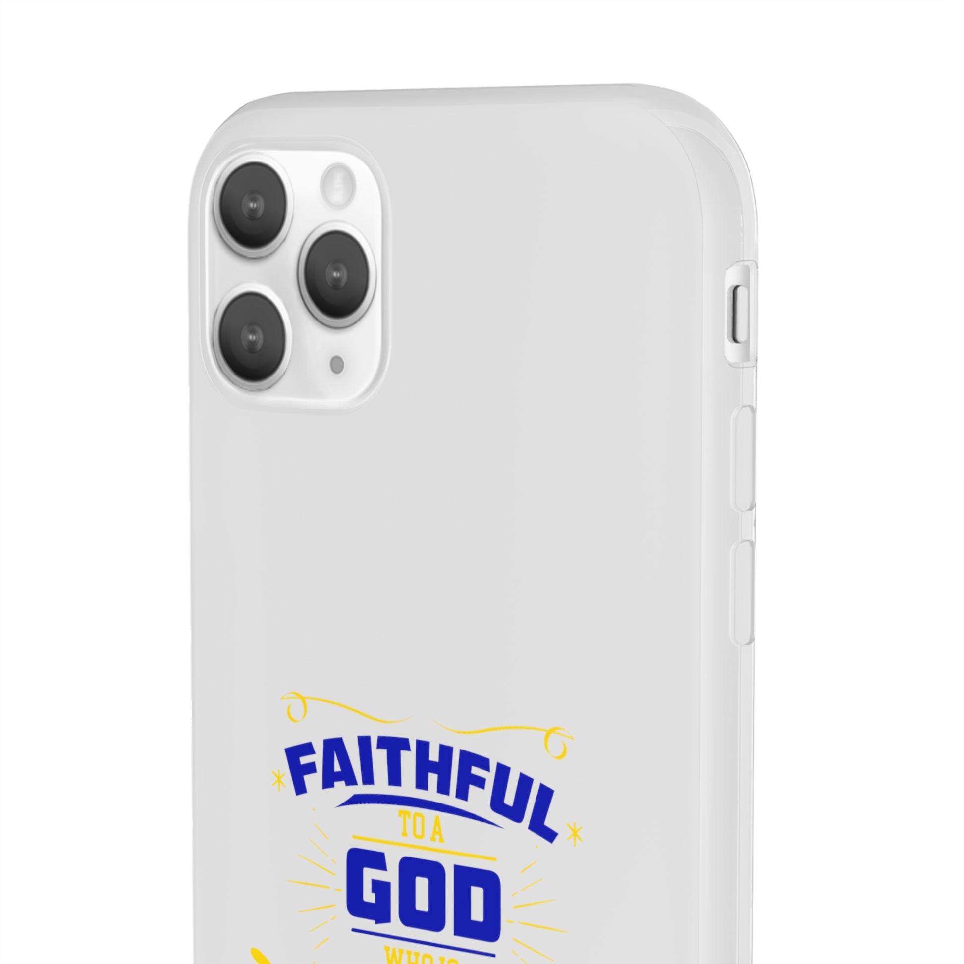 Faithful To A God Who Is Faithful Through Generations Flexi Phone Case Printify