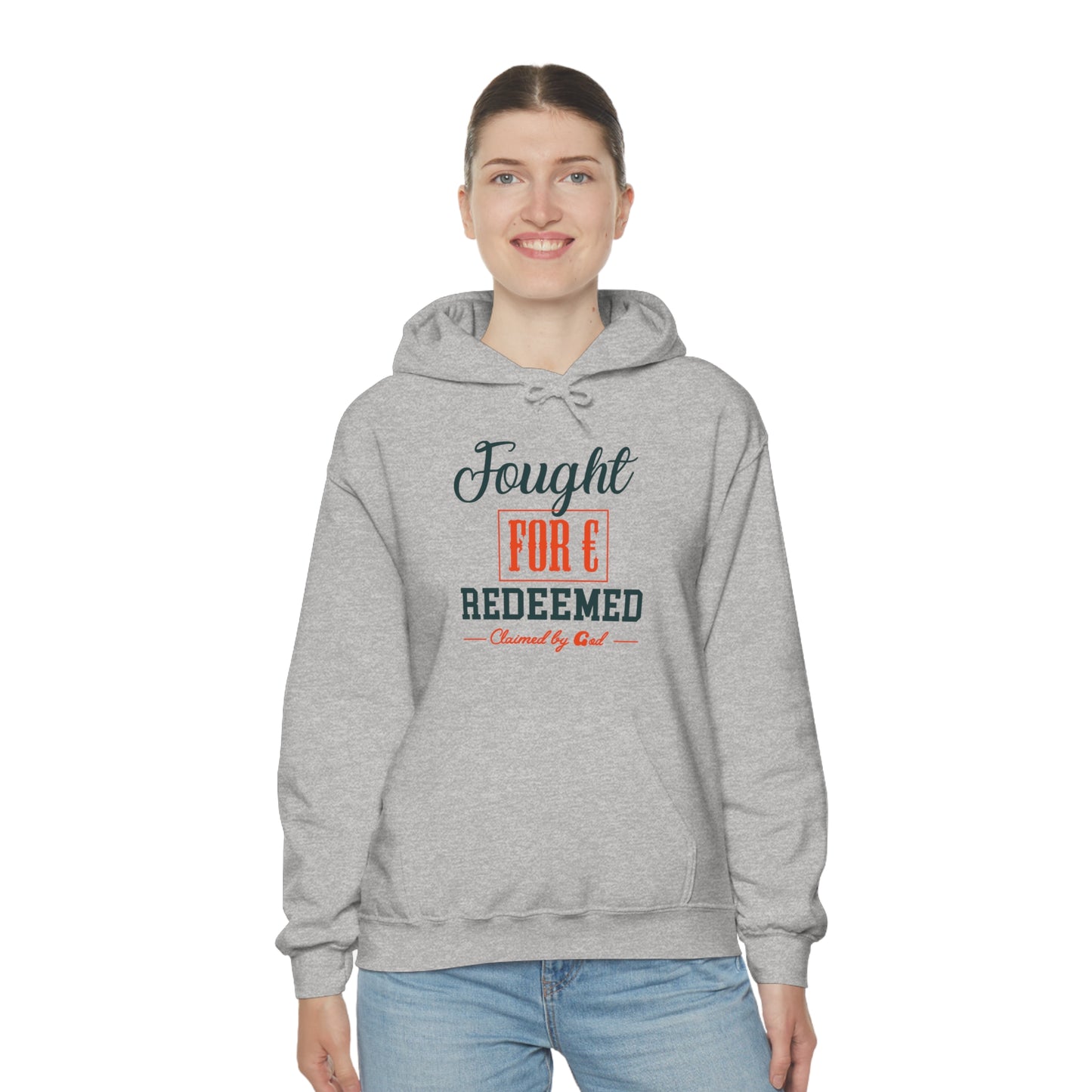 Fought For and Redeemed Unisex Hooded Sweatshirt