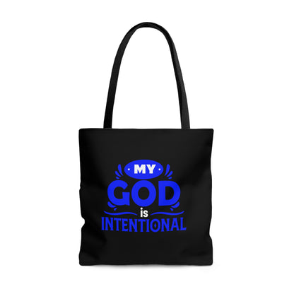 He Is Intentional Tote Bag