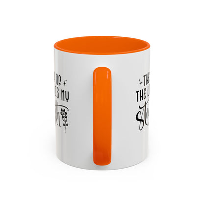 Inspirational Accent Coffee Mug - The Joy of the Lord is My Strength - Perfect for Faith Lovers