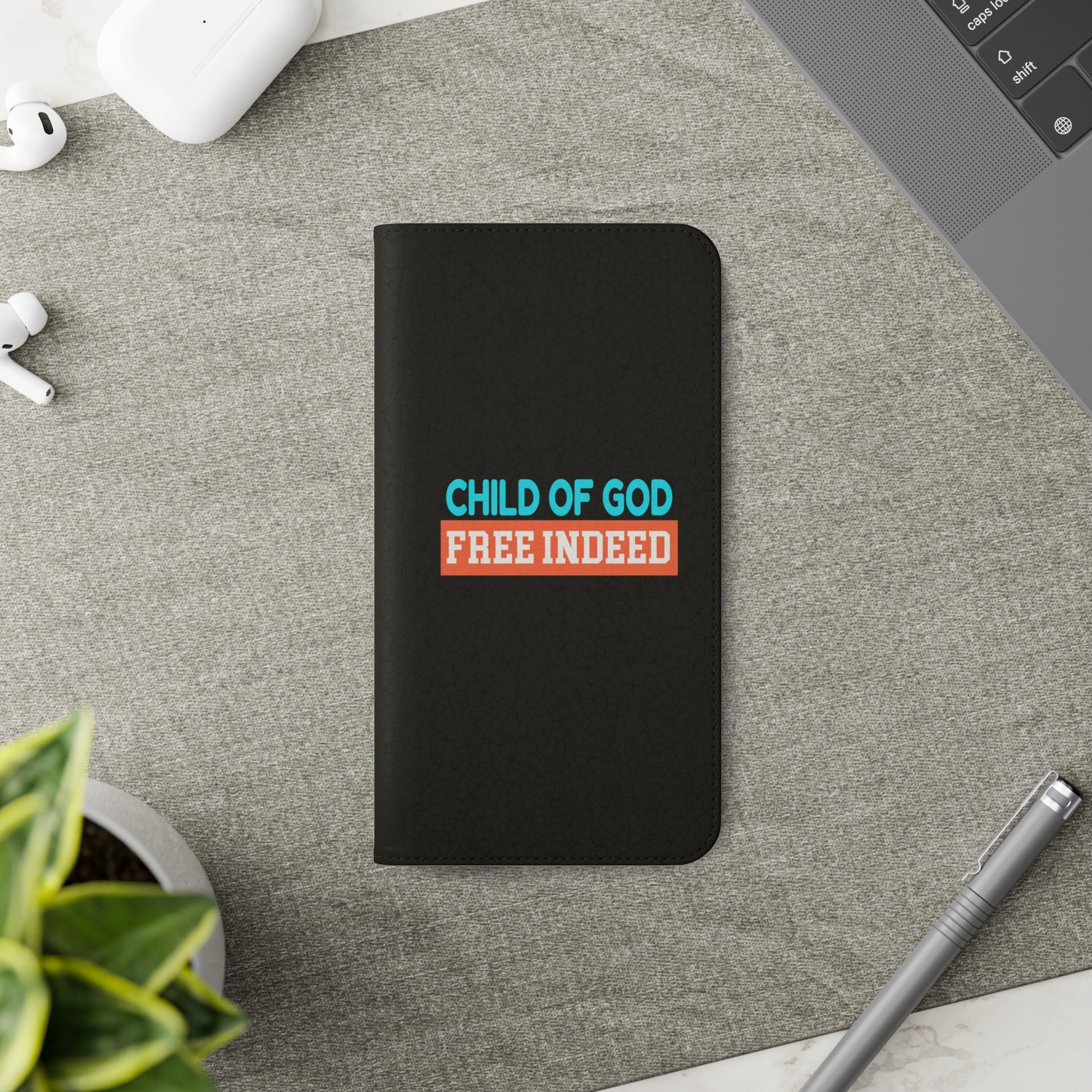 Child Of God Free Indeed Christian Phone Flip Cases Printify