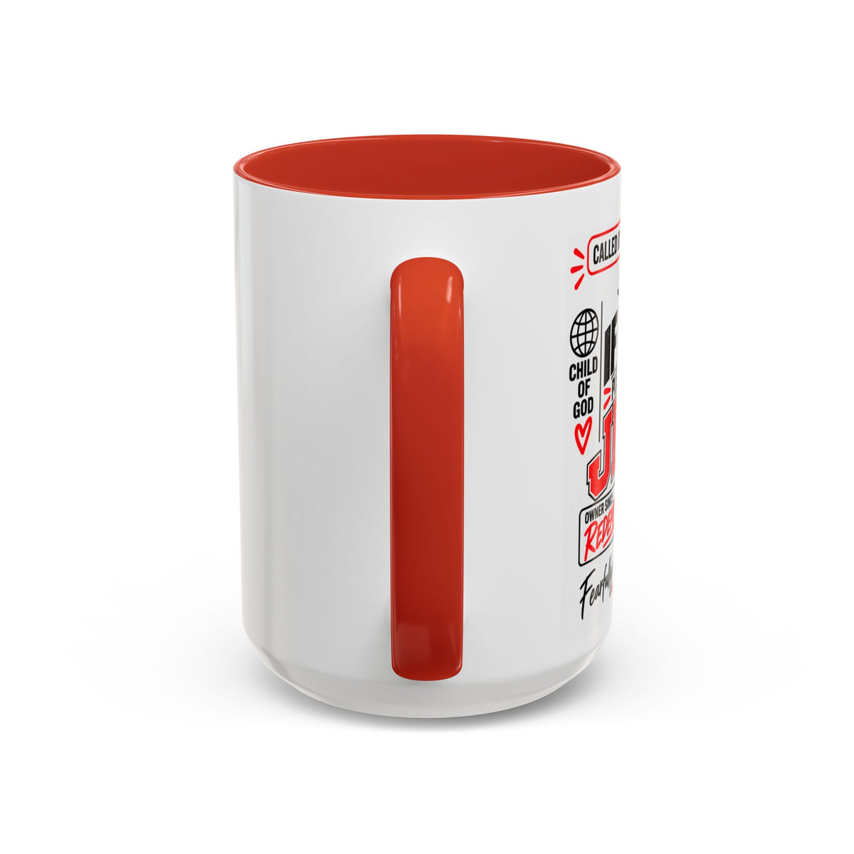 If Found, Return to Jesus Personalized Christian Coffee Mug — Called by Name Accent Mug (15oz)